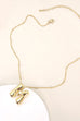 STAINLESS STEEL BALLOON BUBBLE INITITAL NECKLACE | 40NK316
