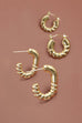 WATERPROOF STAINLESS STEEL TARNISH FREE HOOPS | 40E306