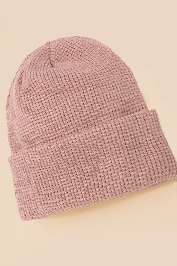SOFT RIBBED KNIT BEANIES HAT | 40BN913