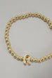 INITIAL MONOGRAM BUBBLE STRETCH BEAD BRACELET | 40B118