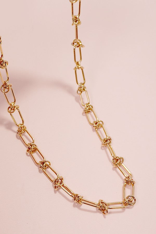 TITANIUM STEEL NON-TARNISH BARBED WIRE NECKLACE | 40NK330