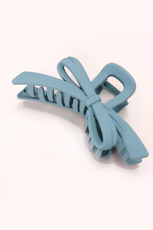 LARGE JUMBO BOW RIBBON HAIR CLAW CLIPS 40H819