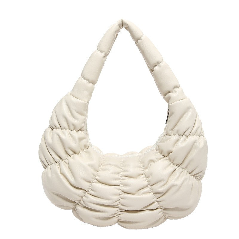 NEWEST STYLE QUILTED PUFFY HANDBAG SHOULDER BAG | 40P540