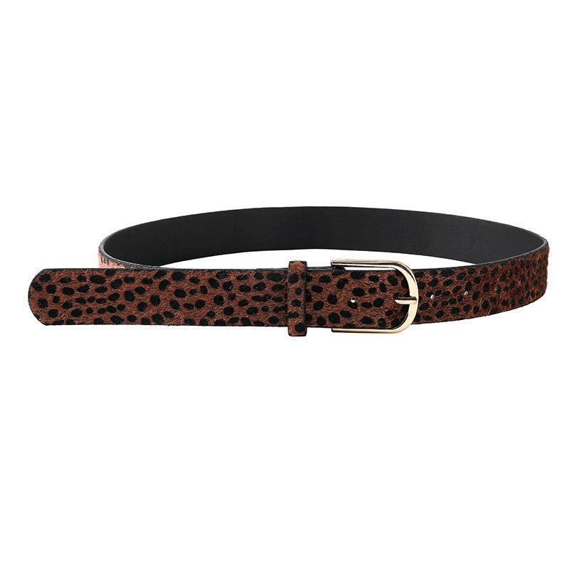 Faux Leather Leopard Belt | 40BT665
