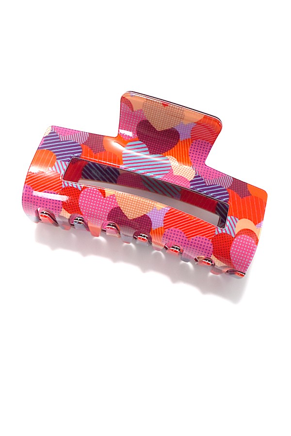 VALENTINE'S DAY GIFT HEART HAIR CLAW CLIPS | 40H840