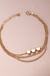 MULTI LAYER MOVABLE MINI HEART BAR BRACELET | 80B235
