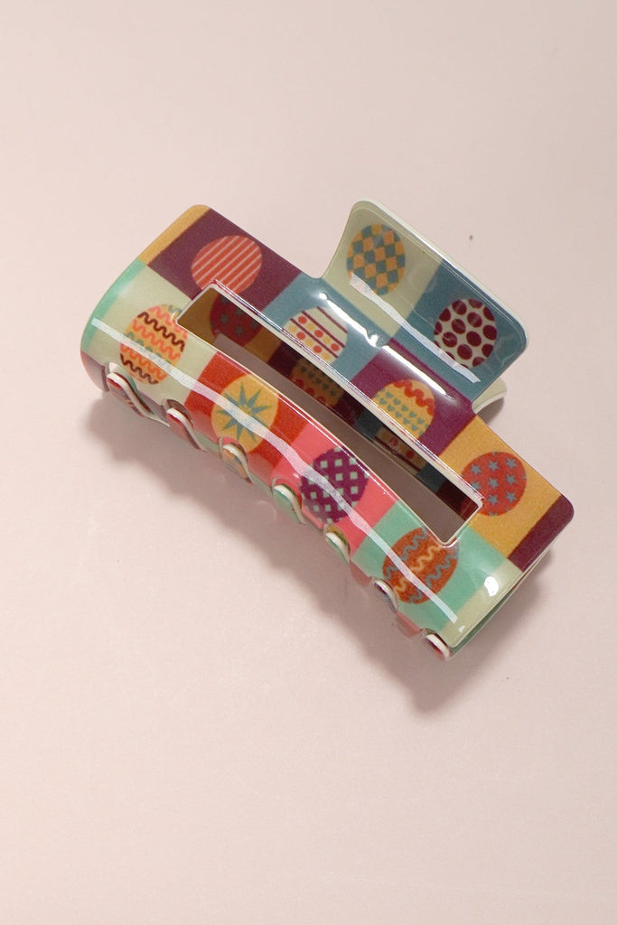 EASTER MULTI EGGS HAIR CLAW CLIPS | 40H851