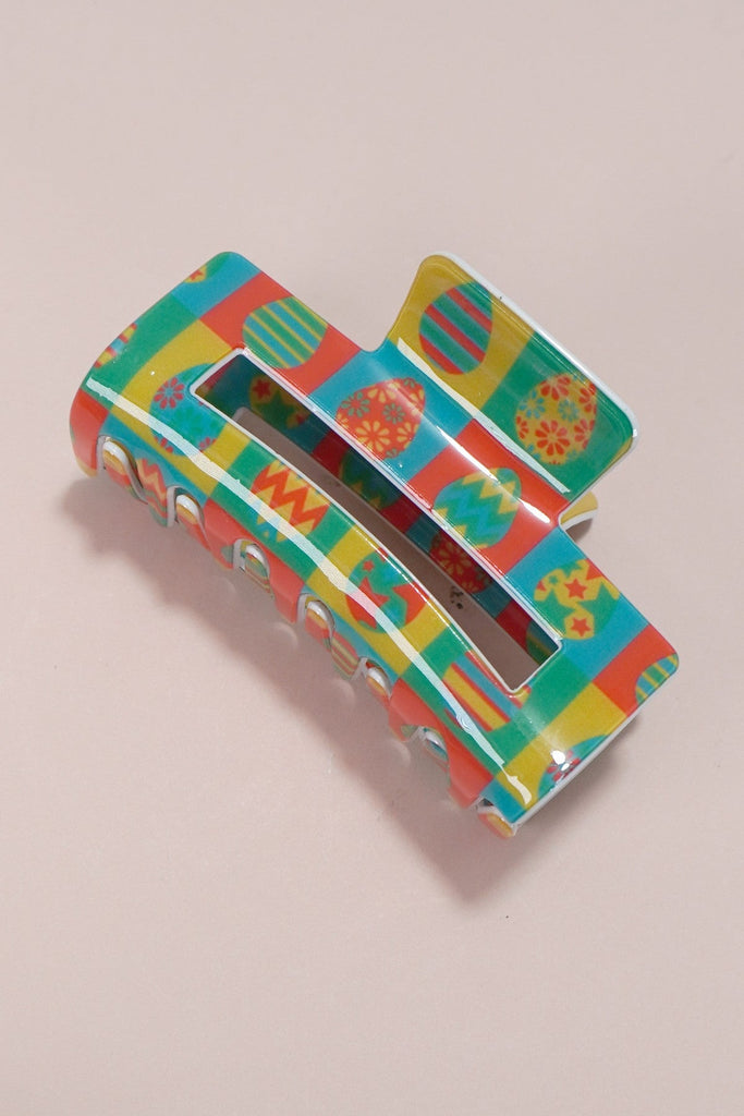 EASTER MULTI EGGS HAIR CLAW CLIPS | 40H851