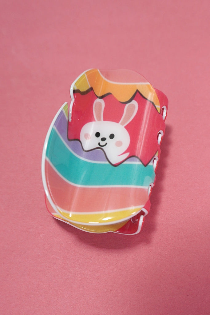 EASTER EGG BUNNY HAIR CLAW CLIPS | 40H854