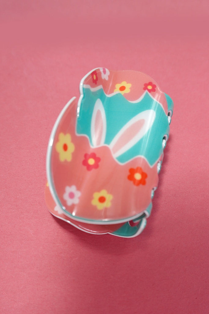 EASTER EGG BUNNY HAIR CLAW CLIPS | 40H854