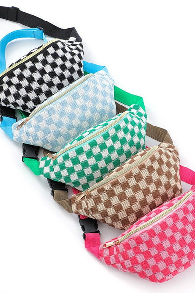 Checkered Nylon Bum Bag (2 colors) – SIX21 Trends Boutique