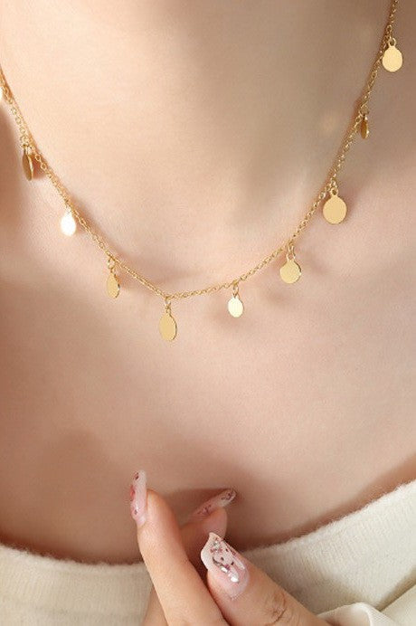 TITANIUM STEEL TARNISH FREE WATERPROOF NECKLACE | 40NK377