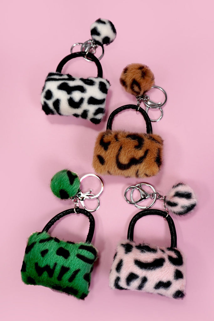 MINI DESIGNER BAG ANIMAL KEYCHAINS BAG CHARM | 40KC130