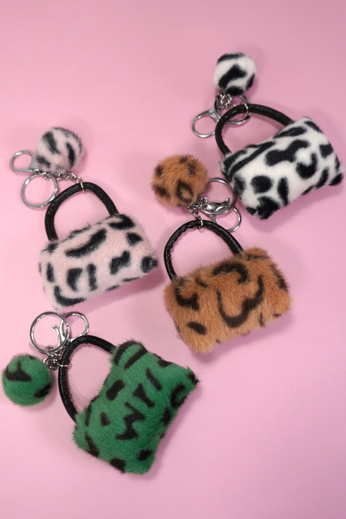 MINI DESIGNER BAG ANIMAL KEYCHAINS BAG CHARM | 40KC130