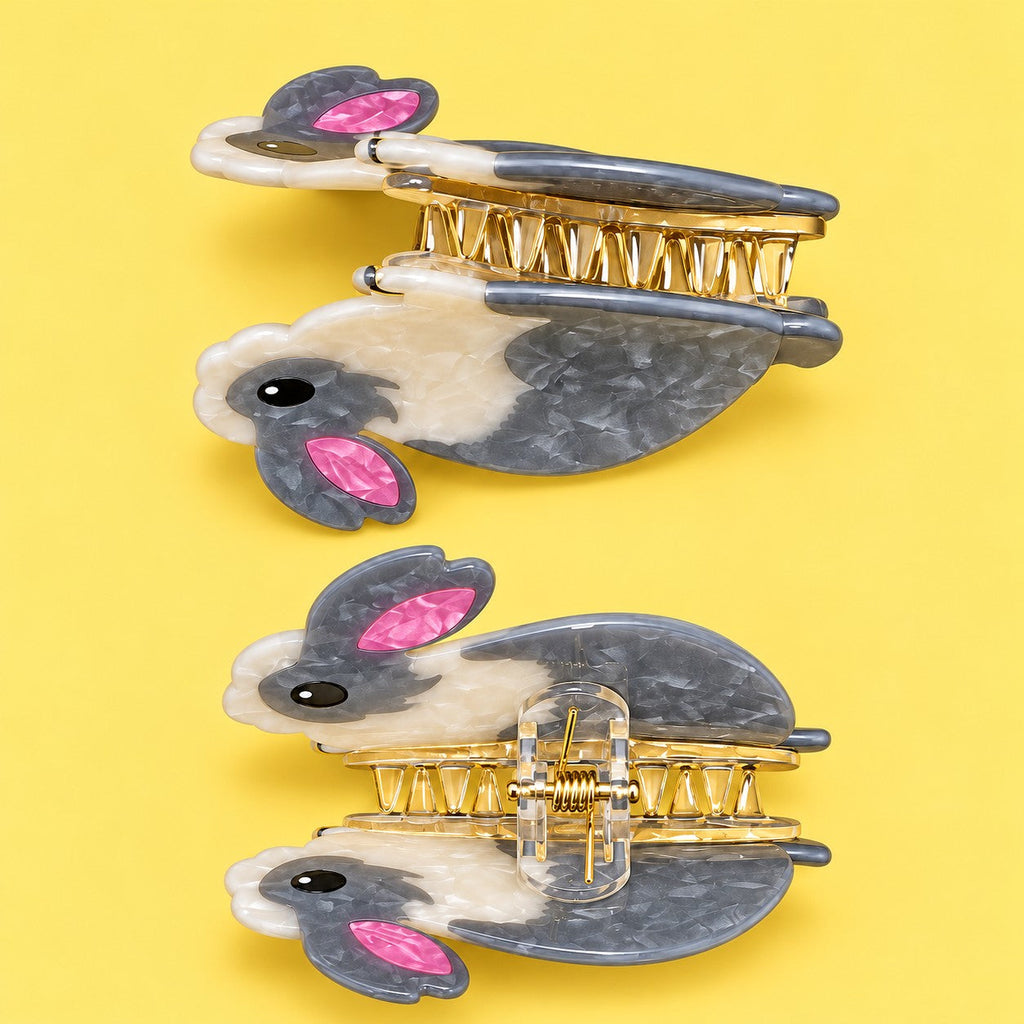 Easter Bunny Pearlescent Hair Claw Clips | 40H1234