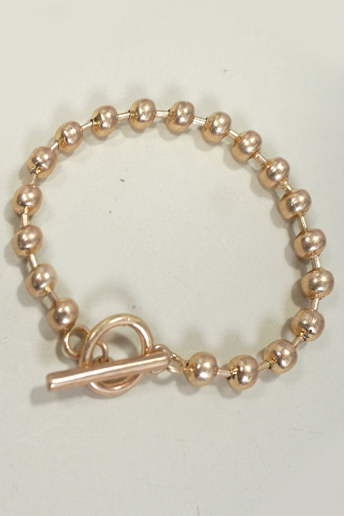 LARGE STATION BALL CHAIN TOGGLE BRACELET | 80B272