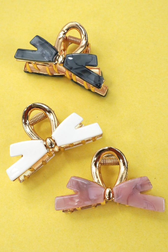 BOW RIBBON HAIR CLAW CLIP | 40H890