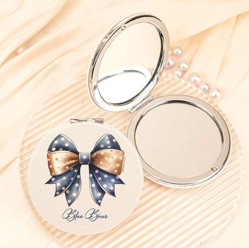 TRAVEL POCKET COMPACT HANDHELD BOW MIRROR | 40M100