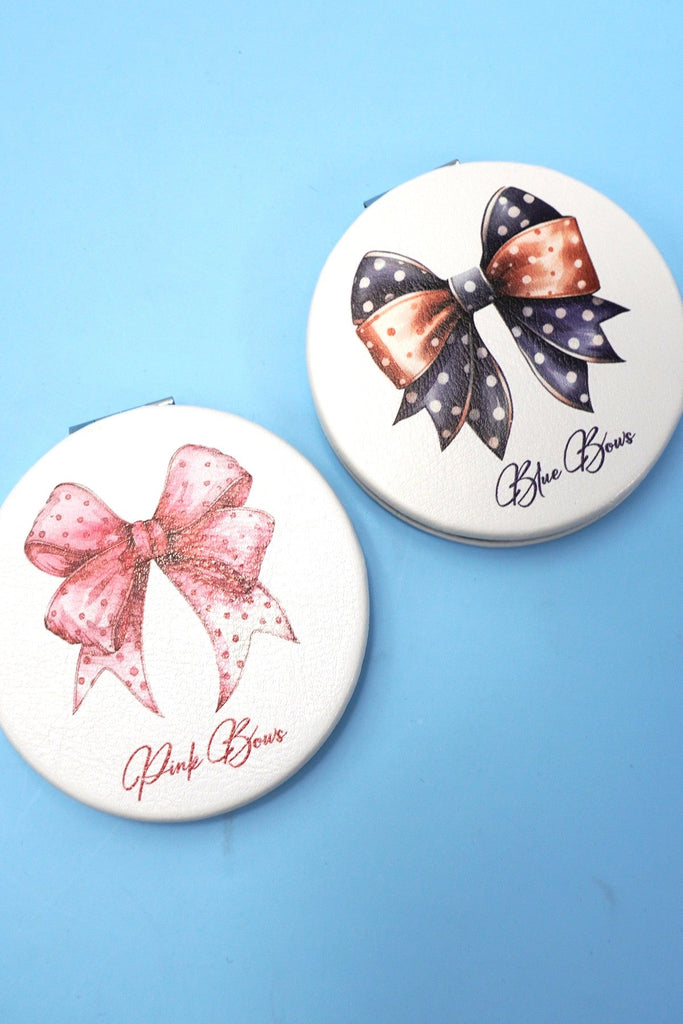 TRAVEL POCKET COMPACT HANDHELD BOW MIRROR | 40M100