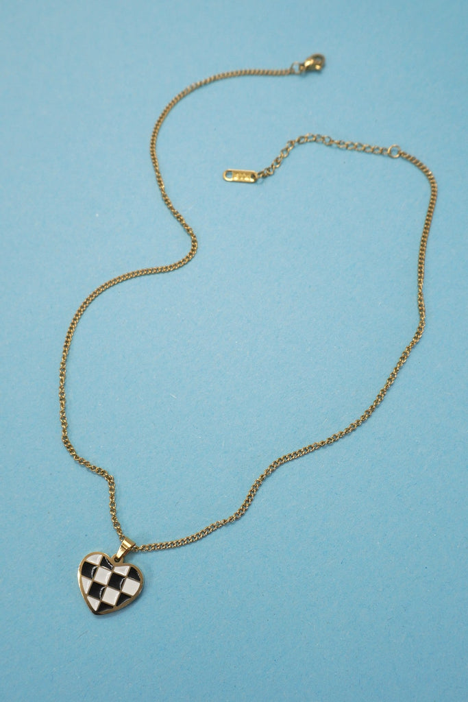 18K STAINLESS STEEL TARNISH FREE HEART NECKLACE | 40NK9439