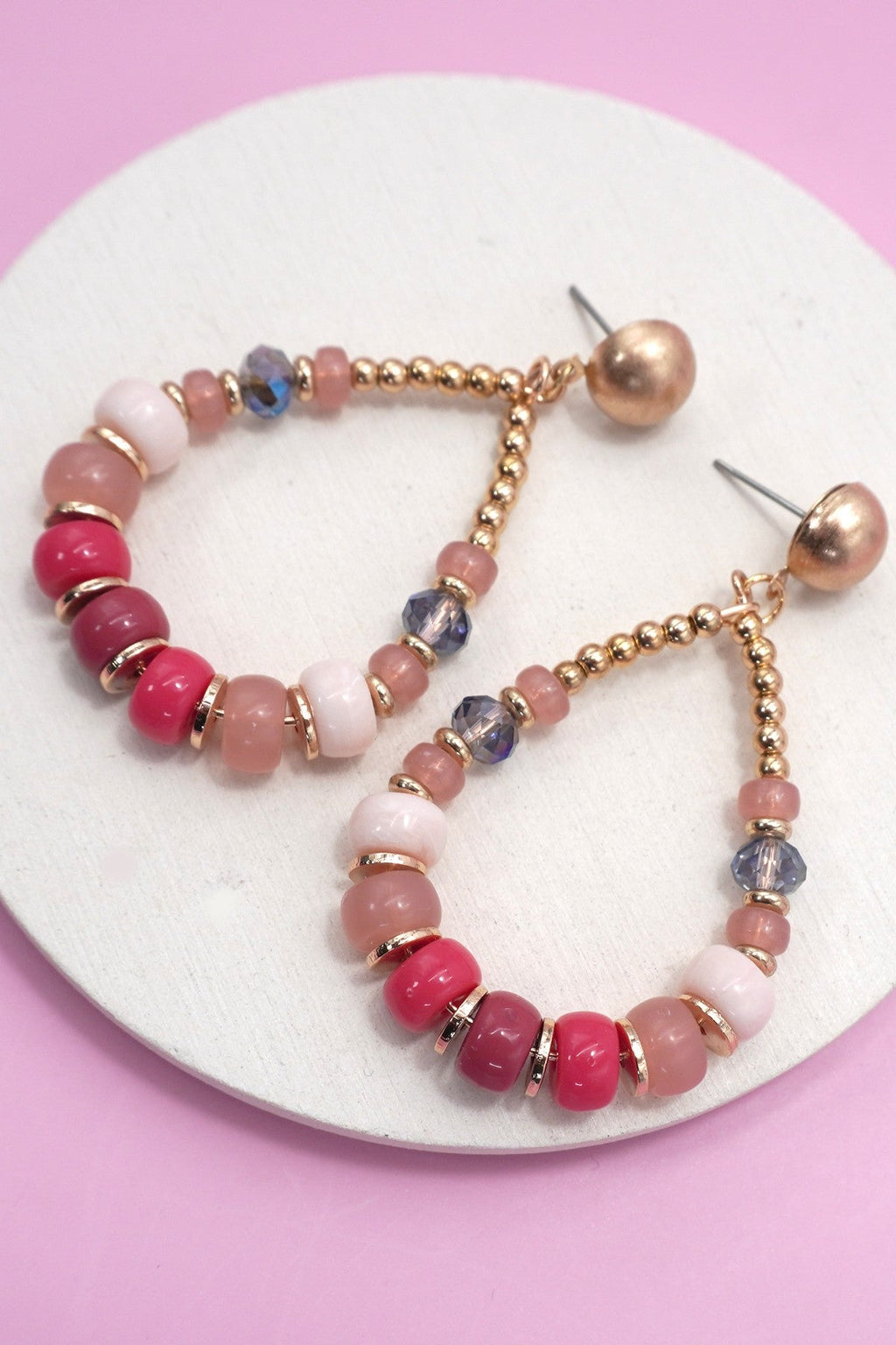 TEARDROP BEADED EARRINGS | 80E06296