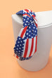 4TH OF JULY USA STRIPE  STAR FLAG HEADBAND | 40HB163