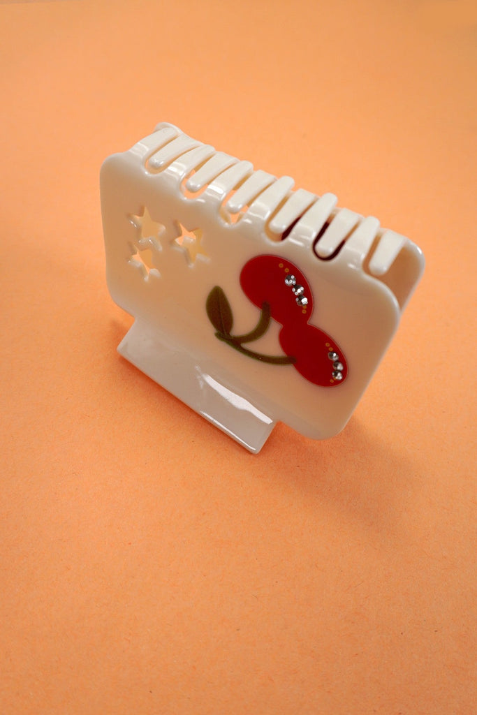 CHERRY STAR SQUARE RECTANGLE HAIR CLAW CLIPS | 40H906