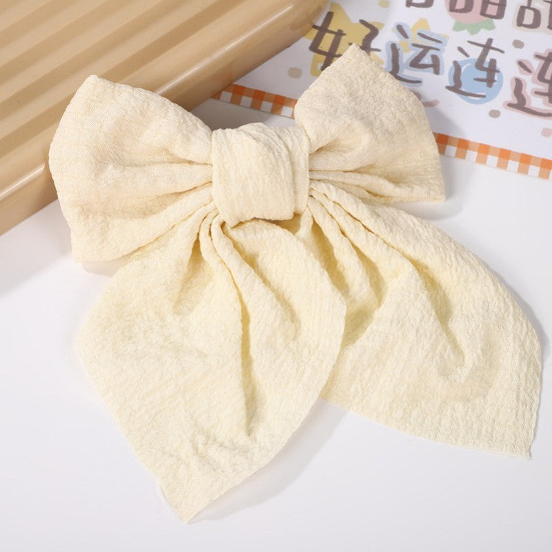 PRETTY DITSY ORGANZA BOW RIBBON HAIR CLIPS | 40H902