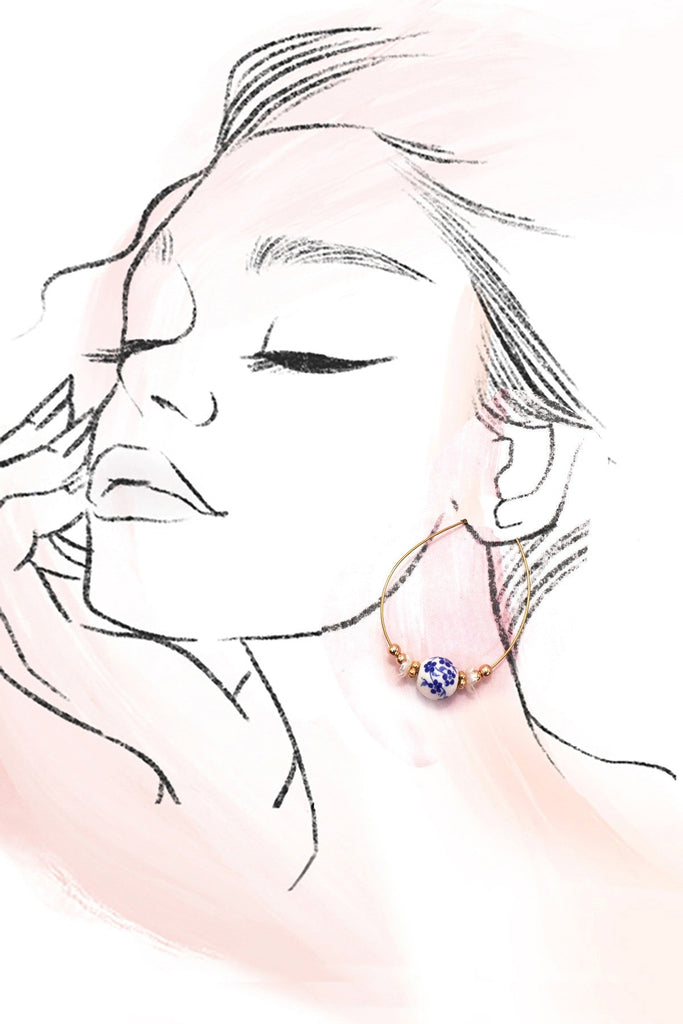 STAINLESS STEEL TARNISH FREE PORCELAIN TEARDROP | 40E352