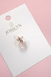 CHARM-PORCELAIN BOW CHERRY WITH SPRING RING CLASP | 80CM1101