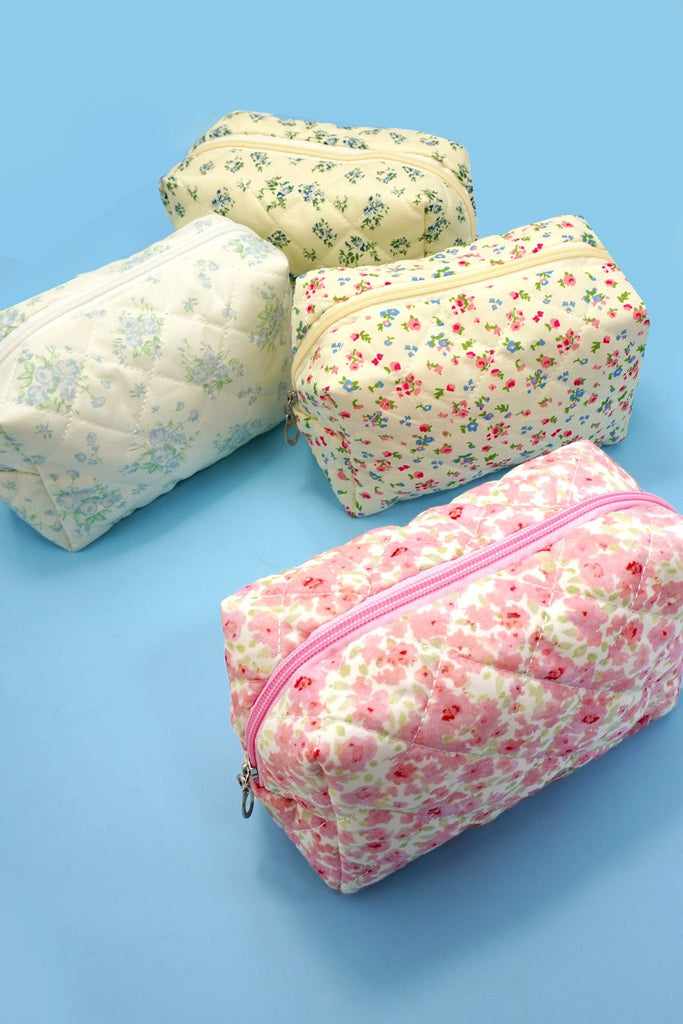 FLORAL TOILE PATTERN MAKEUP COSMETIC POUCH BAG | 40P562
