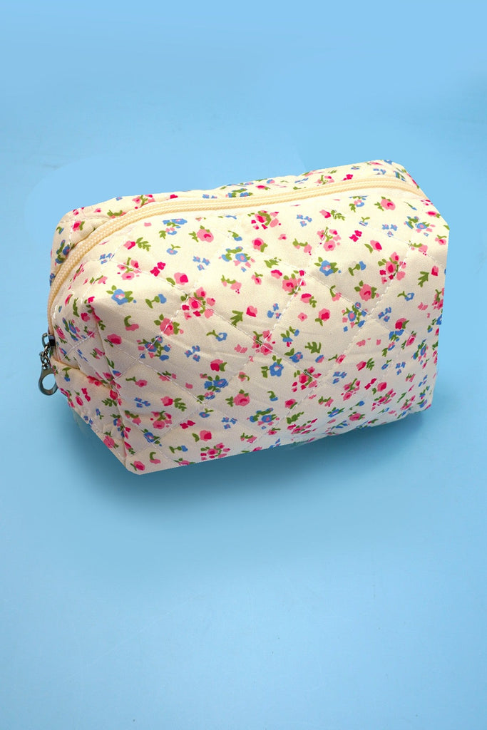 FLORAL TOILE PATTERN MAKEUP COSMETIC POUCH BAG | 40P562