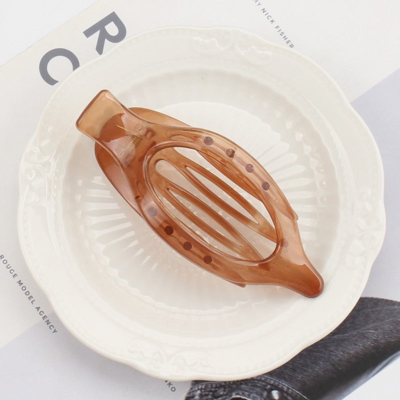 OVAL LAY DOWN FLAT HAIR CLAW CLIPS | 40H917