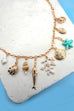 CHARM NECKLACE-FISH PUKA SEASHELL STAR FISH | 80N91680