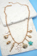 CHARM NECKLACE-FISH PUKA SEASHELL STAR FISH | 80N91680
