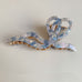 PREMIUM PVC TOILE PATTERN BOW HAIR CLAW CLIPS | 40H928
