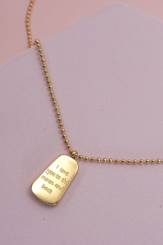 18K STAINLESS STEEL TARNISH FREE CHARM NECKLACE | 40NK9445