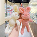 SOFT PLUSH BUNNY RABBIT KEYCHAINS BAG CHARM | 40KC153