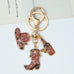 WESTERN BOOT HAT WINE BAG CHARM KEYCHAIN | 40KC156