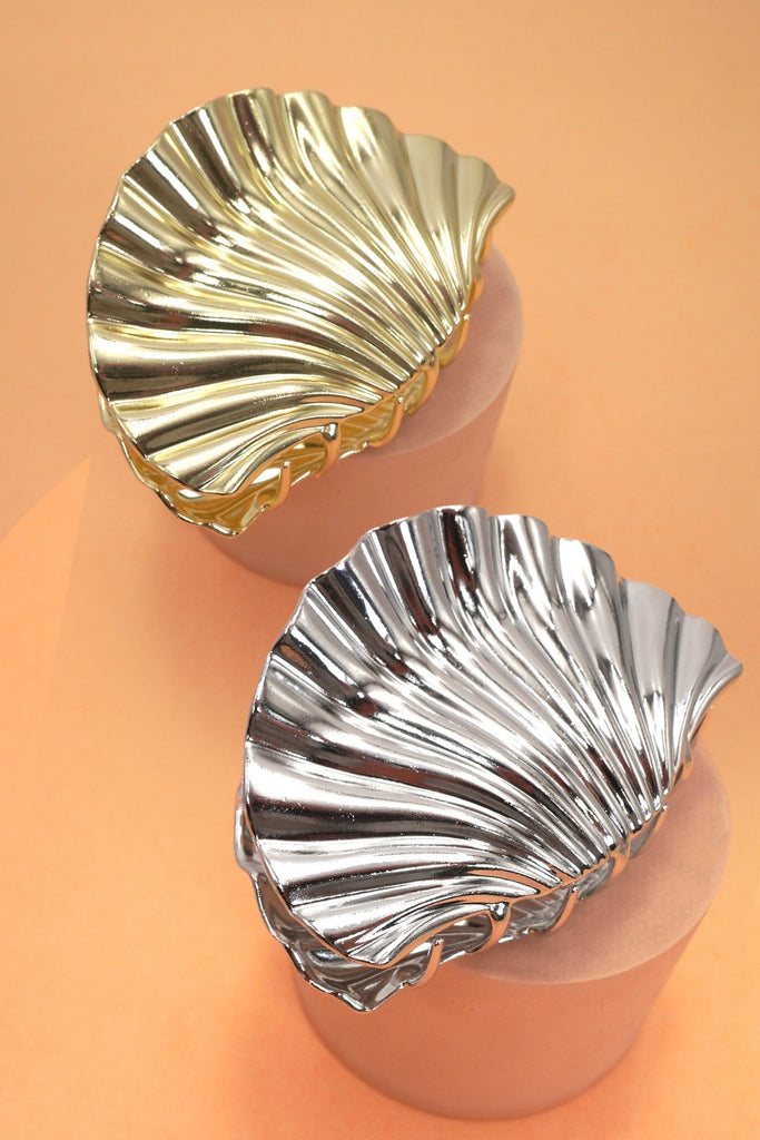 SEASHELL GOLD SILVER ALLOY HAIR CLAW HAIR CLIP | 40H934