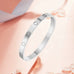 18K NON-TARNISH WATERPROOF STAINLESS STEEL BANGLE | 40B5154