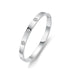 18K NON-TARNISH WATERPROOF STAINLESS STEEL BANGLE | 40B5155