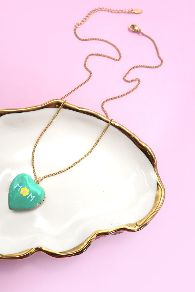 18K STAINLESS STEEL TARNISH FREE LOCKET NECKLACE | 40NK9469