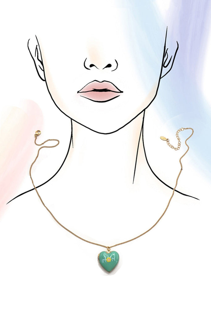 18K STAINLESS STEEL TARNISH FREE LOCKET NECKLACE | 40NK9469