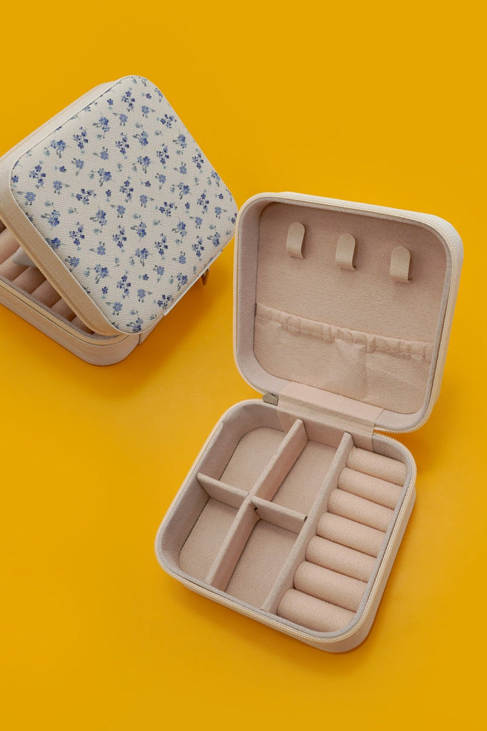 DESIGNED JEWELRY ORGANIZER TRAVEL BOX CASE | 40P566