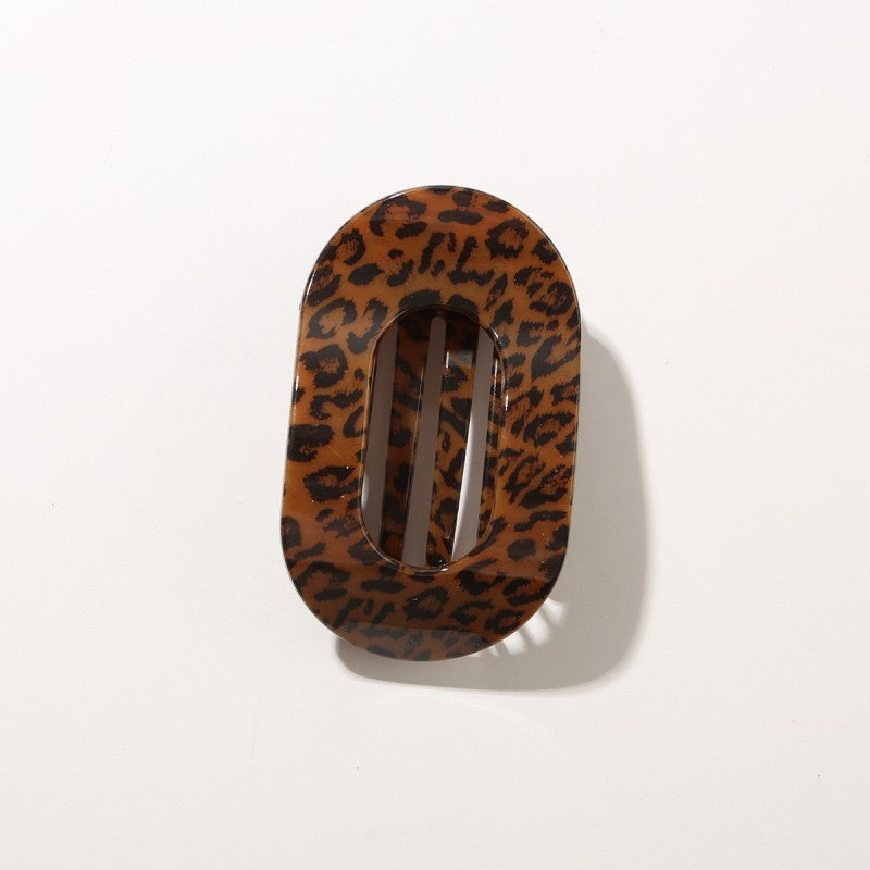Vintage Floral & Leopard Hair Clip | 40H1119