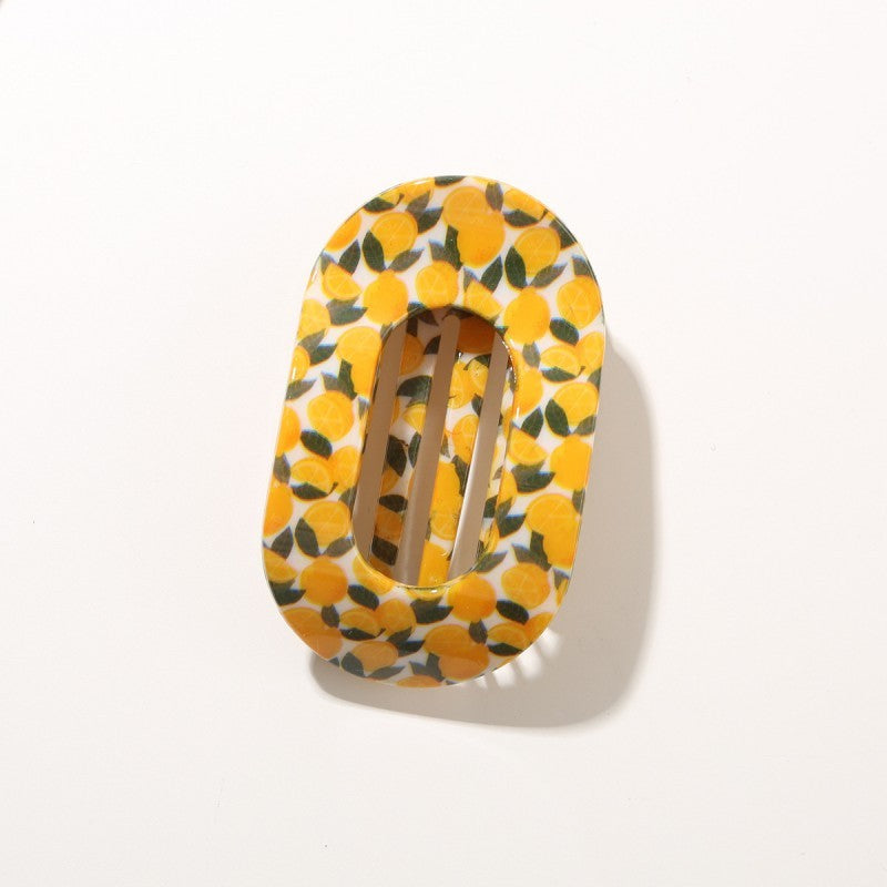 Vintage Floral & Leopard Hair Clip | 40H1119