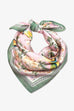 FLORAL BIRD PRINT SILKY FEEL BANDANA SCARF | 40SC641