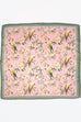 FLORAL BIRD PRINT SILKY FEEL BANDANA SCARF | 40SC641
