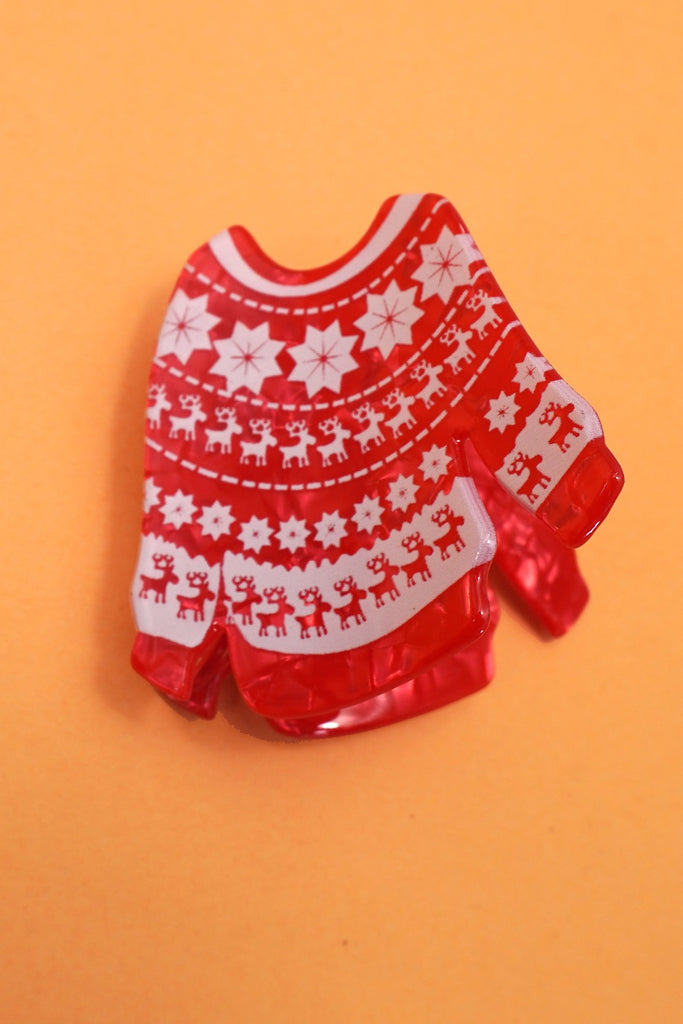 CHRISTMAS TREE SANTA SNOWMAN HAIR CLAW CLIPS | 40H939